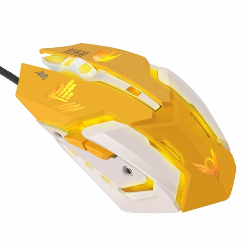 USB Wired 6 Buttons Ergonomic 2400dpi Optical Gaming Mouse